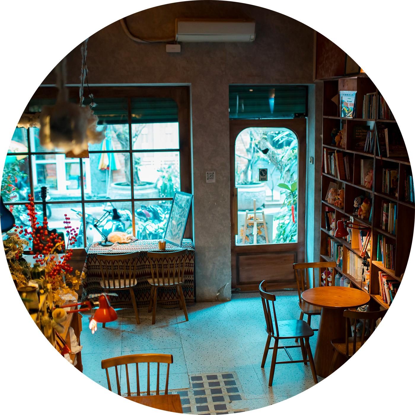 Bookshop interior